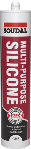 Picture of (DISCONTINUED) Soudal Multi-Purpose Silicone Clear
