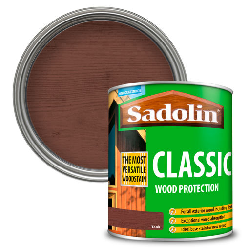 Picture of Sadolin Classic Woodstain - 1L - Teak