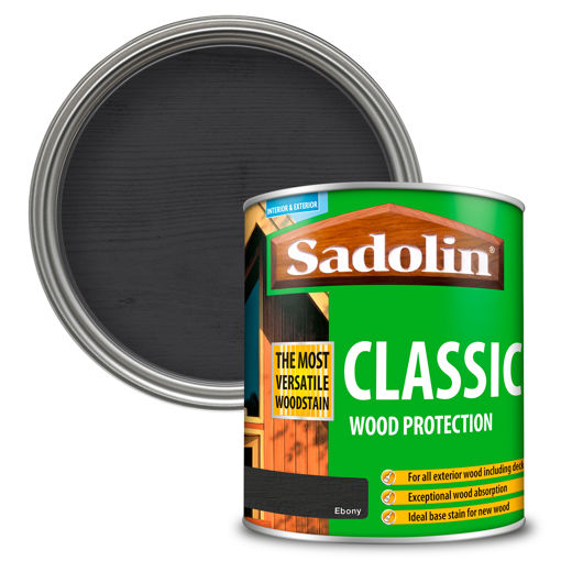 Picture of Sadolin Classic Woodstain - 1L - Ebony