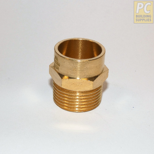 Picture of End Feed Coupling Male Iron 15mm x 1/2"
