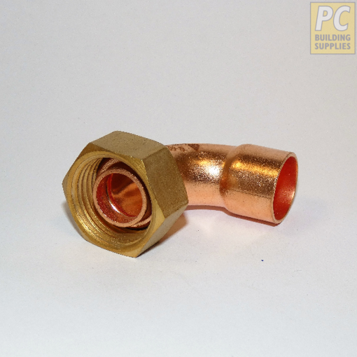 Picture of End Feed Tap Connector Bent 15MM x 1/2"