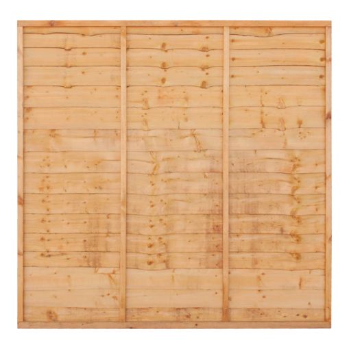 Picture of Grange Superior Lap fence panel 1.8m Pressure treated Golden Brown