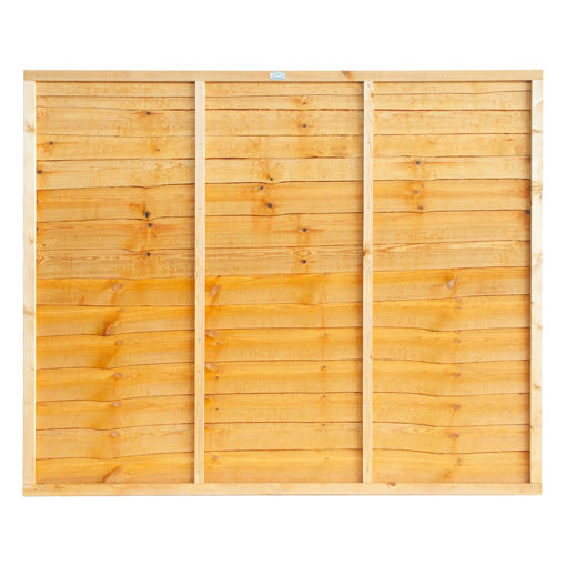 Picture of Grange Superior Lap fence panel 1.5m Pressure treated Golden Brown