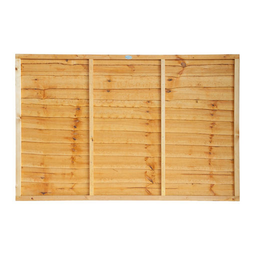 Picture of Grange Superior Lap fence panel 1.2m Pressure treated Golden Brown