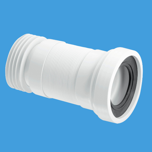 Picture of McAlpine Flexible WC Connector Straight WC-F26R