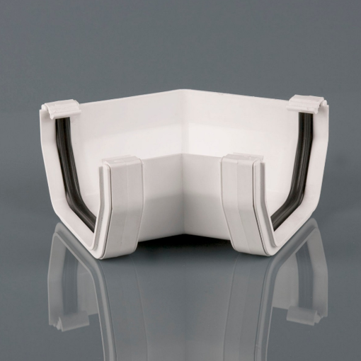 Picture of Brett Martin 114mm Squarestyle 135° Gutter Angle - Arctic White