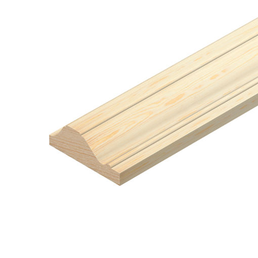 Picture of Cheshire Mouldings Pine Deco Cover Mould 33 x 12MM x 2.4MTR