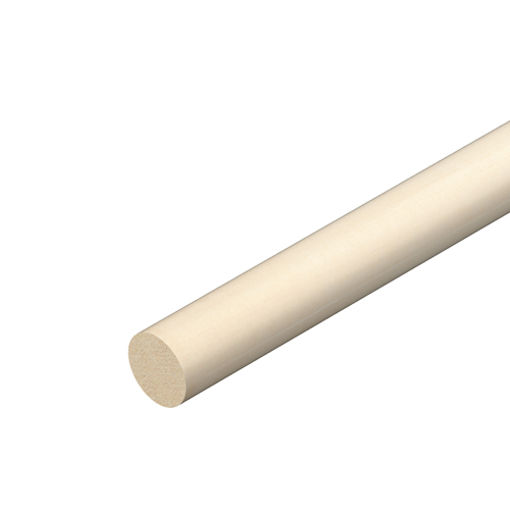 Picture of Cheshire Mouldings Light Hardwood Dowel 6MM x 2.4MTR