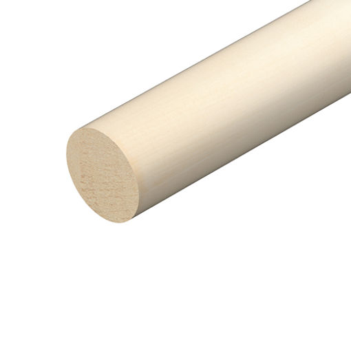Picture of Cheshire Mouldings Light Hardwood Dowel 25MM x 2.4MTR