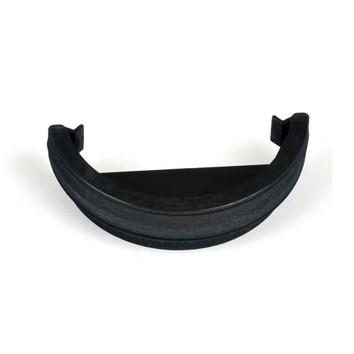 Picture of Brett Martin 112mm Roundstyle Cast Iron Effect External Stopend - Classic Black