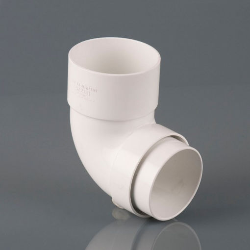 Picture of Brett Martin 68mm Round Downpipe 92½° Bend - Arctic White