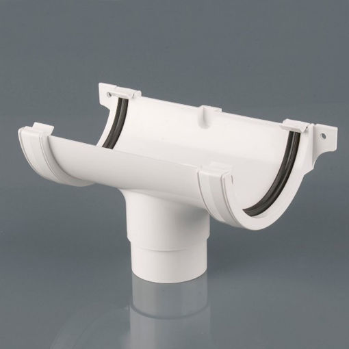 Picture of Brett Martin 112mm Roundstyle Running Outlet - Arctic White