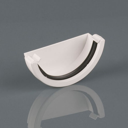 Picture of Brett Martin 112mm Roundstyle External Stopend - Arctic White