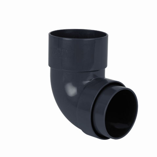 Picture of Brett Martin 68mm Round Downpipe 92½° Bend - Black