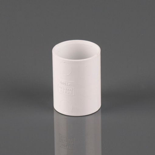 Picture of Brett Martin 32mm Solvent Straight Connector - White
