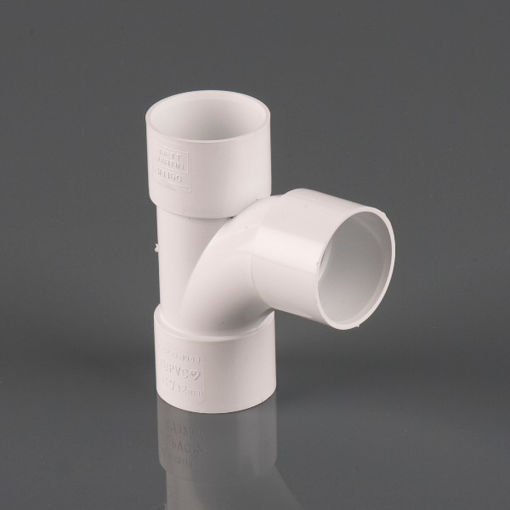 Picture of Brett Martin 50mm x 92½° Solvent Swept Tee - White