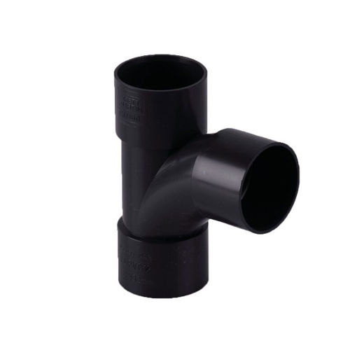 Picture of Brett Martin 50mm x 92½° Solvent Swept Tee - Black