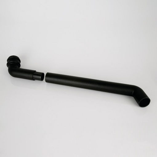 Picture of Brett Martin 68mm Cast Iron Effect Adjustable Offset (250mm to 650mm) - Classic Black