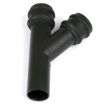 Picture of Brett Martin 68mm Round Cast Iron Effect 135° Branch - Classic Black