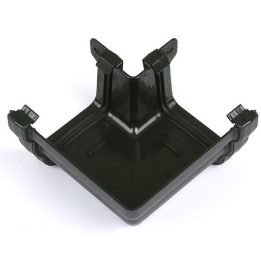Picture of Brett Martin 106mm Prostyle Cast Iron Effect External 90° Gutter Angle - Classic Black