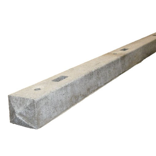 Picture of 9' Concrete Morticed Corner Post LW
