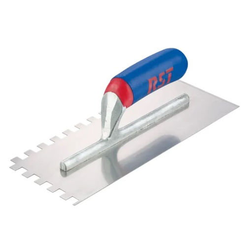 Picture of Notched Trowel Square 10mm² Soft Touch Handle 11 x 4.1/2in