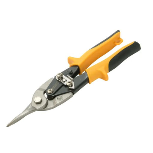 Picture of Yellow Compound Aviation Snips Straight Cut 250mm (10in)