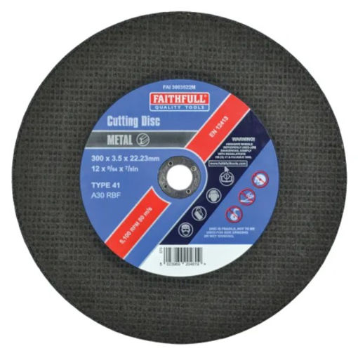 Picture of Metal Cut Off Disc 300 x 3.5 x 22.23mm