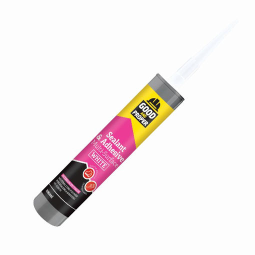 Picture of Good & Proper Sealant & Adhesive Multi-Surface White