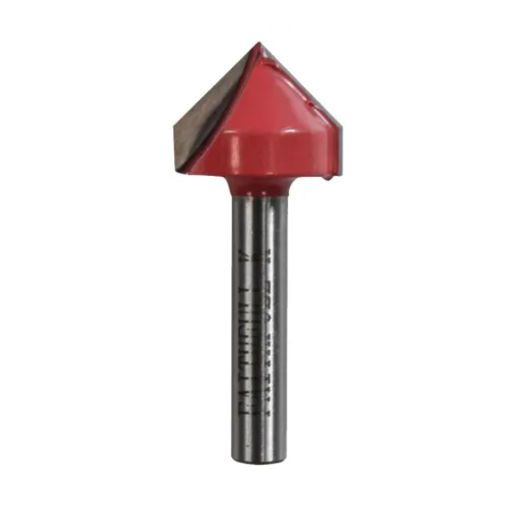 Picture of Router Bit TCT V-Groove 13.0mm x 19.1mm 1/4in Shank