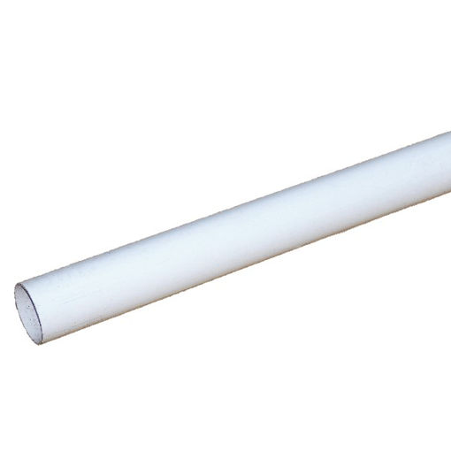 Picture of Brett Martin 68mm x 5.5m Plain End Round Downpipe - Arctic White