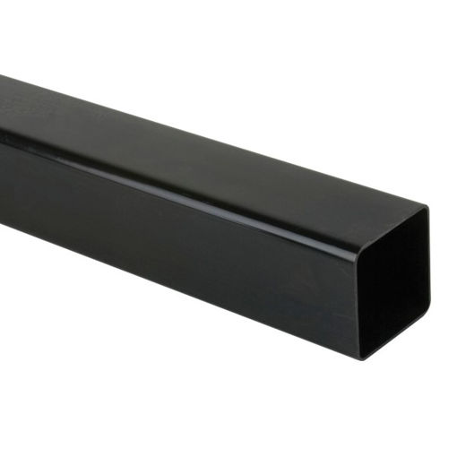 Picture of Brett Martin 65mm x 5.5m Plain End Square Downpipe - Black