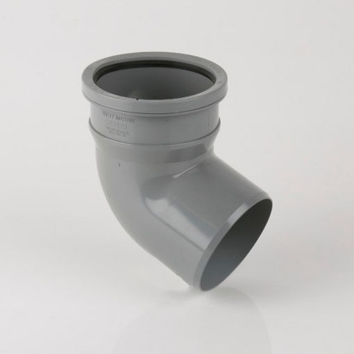 Picture of Brett Martin 110mm x 112.5° Single Socket Bend - Grey