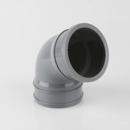 Picture of Brett Martin 110mm x 112½° Single Socket Offset Bend - Grey