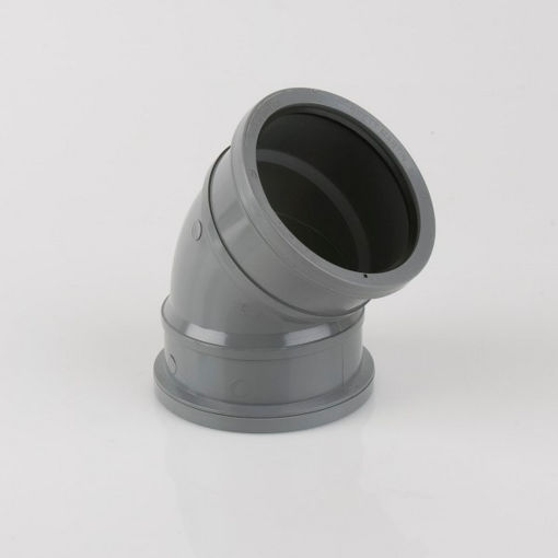 Picture of Brett Martin 110mm x 135° Double Socket Bend - Grey