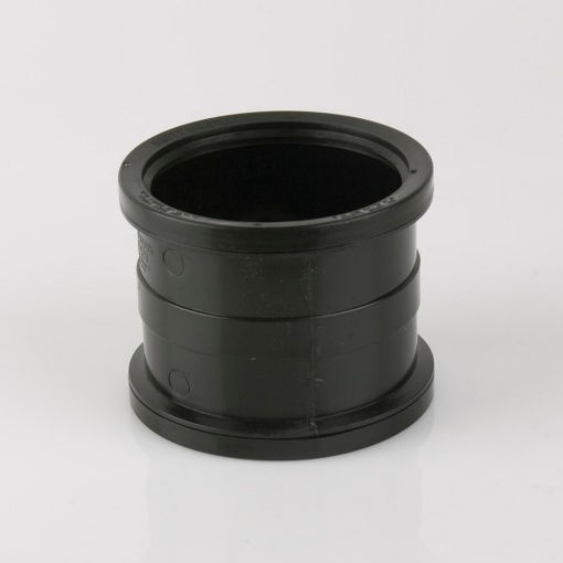 Picture of Brett Martin 110mm Double Socket Slip Coupler - Black