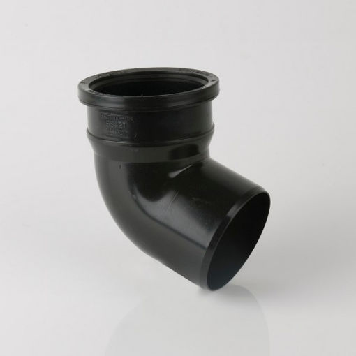 Picture of Brett Martin 110mm x 112.5° Single Socket Bend - Black