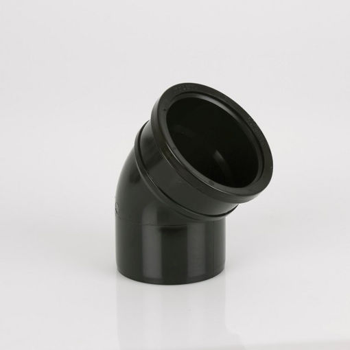 Picture of Brett Martin 110mm x 135° Single Socket Bend - Black