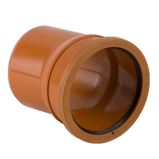 Picture of Brett Martin 110mm x 11¼° Single Socket Bend - Terracotta