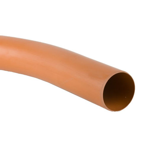 Picture of Brett Martin 110mm x 45° Long Radius Plain End Bend - Terracotta