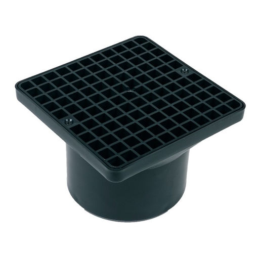 Picture of Brett Martin Square Hopper And Grid - Black