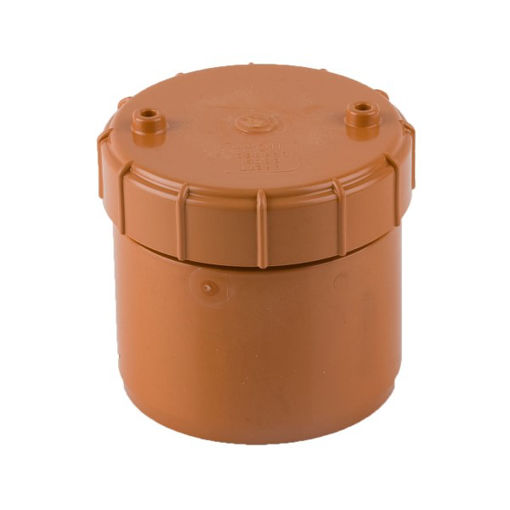 Picture of Brett Martin Screw Access Cover 110mm - Terracotta