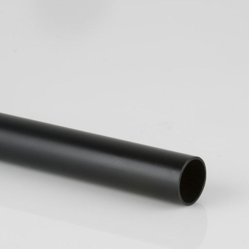 Picture of Brett Martin 40mm x 3m MuPVC Plain End Waste Pipe - Black