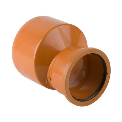 Picture of Brett Martin 110mm Single Socket Level Invert Taper - Terracotta