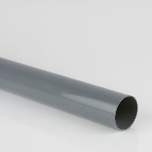 Picture of Brett Martin 68mm x 4m Plain End Round Downpipe - Anthracite Grey