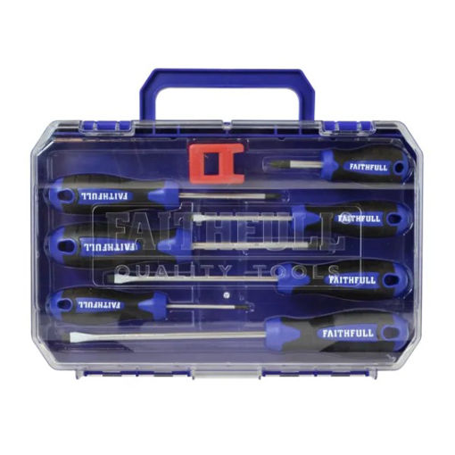 Picture of Soft Grip Screwdriver Set, 8 Piece