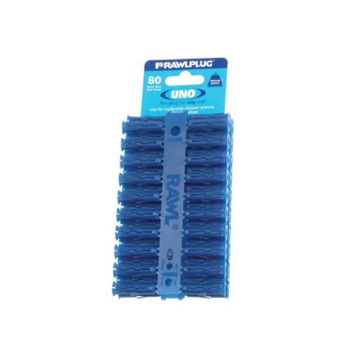 Picture of Blue UNO® Plugs 8 x 32mm (Card 80)