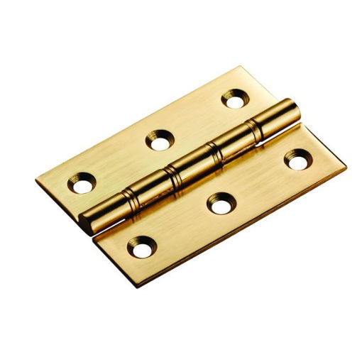 Picture of Carlisle Brass Electro Brassed Double Steel Washered Hinge 76mm