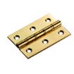 Picture of Double Steel Washered Hinge Electro Brassed 76mm