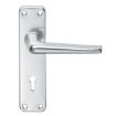 Picture of Euro Profile Lever On Lock Backplate Aluminium